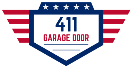 411 Garage Door Logo